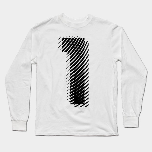 blurred 1 in black Long Sleeve T-Shirt by MplusC